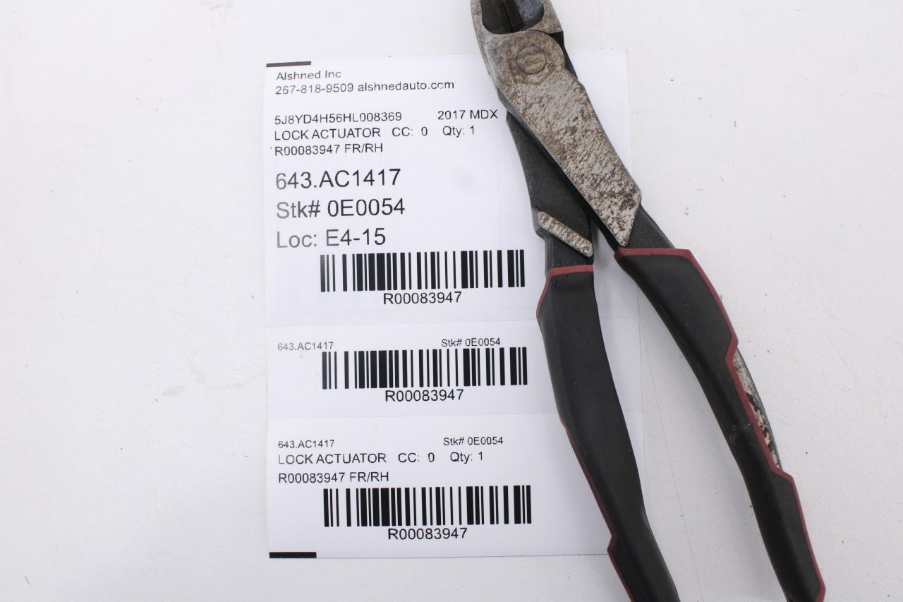 2013-2020 Acura MDX w/Technology Pkg Front Right Side Door Lock Latch Actuator13