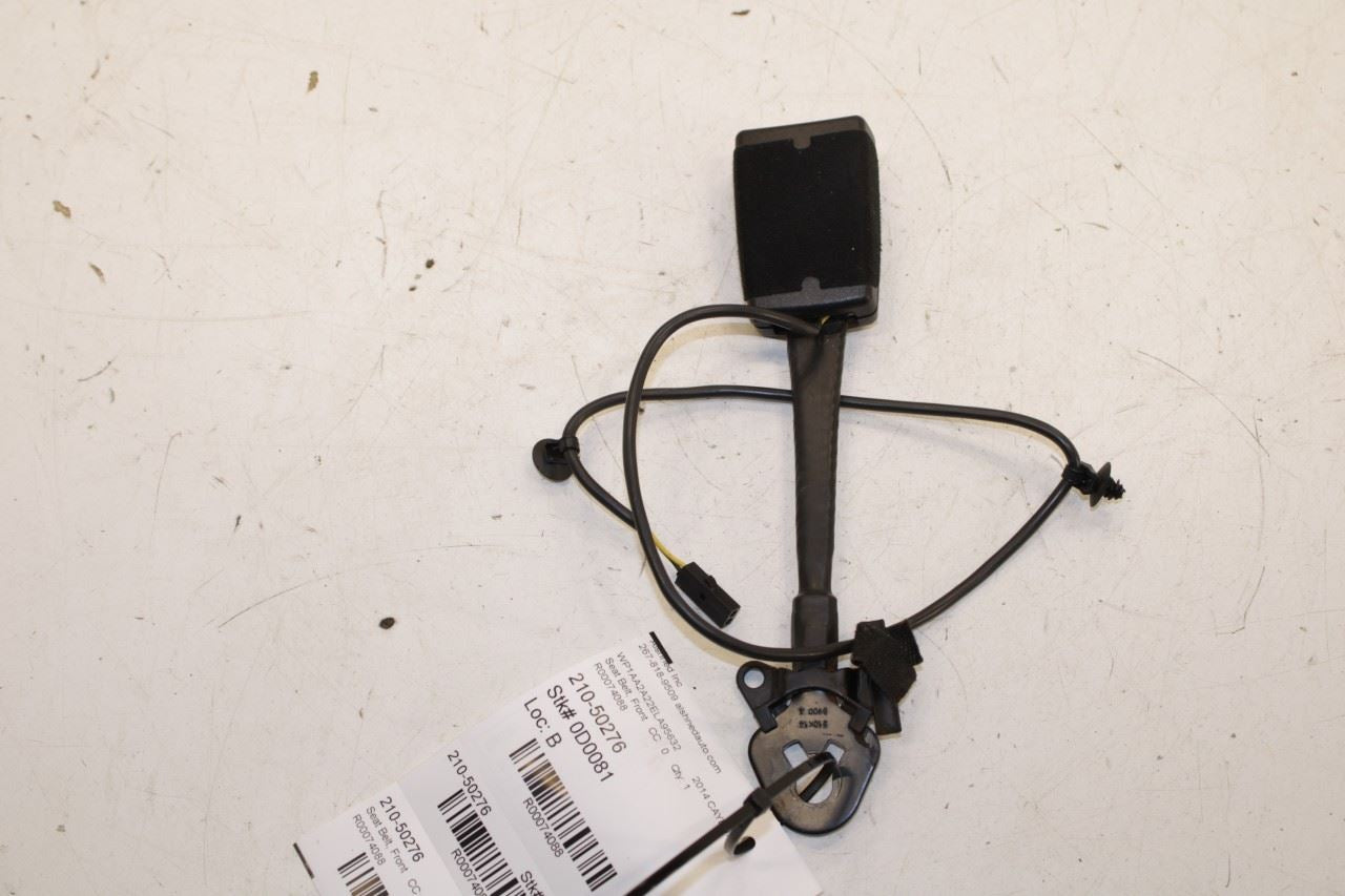 11-18 Porsche Cayenne Platinum 3.6L AWD Front Driver Left Side Seat Belt Buckle - Alshned Auto Parts