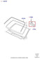 2013-2016 Ford F250 Lariat Interior Inside Rear View Mirror BU5A-17E678-LA - Alshned Auto Parts