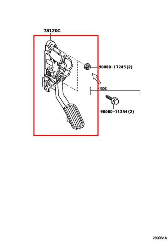 2014-2023 Toyota Tacoma Limited 3.5L 4WD Accelerator Throttle Gas Pedal Sensor - Alshned Auto Parts