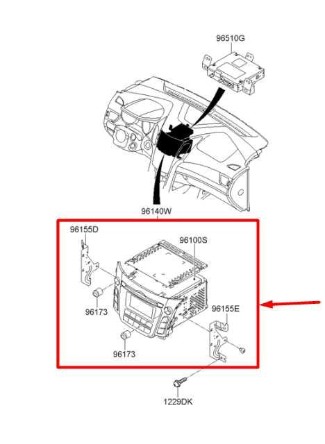 2013-2015 Hyundai Elantra GT CD Player Radio Faceplate Control with Receiver1