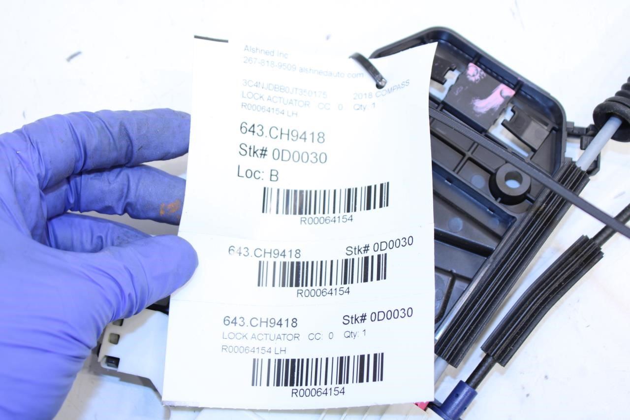 2017-2025 Jeep Compass Latitude Rear Left Door Lock Latch Actuator 04589915AF - Alshned Auto Parts