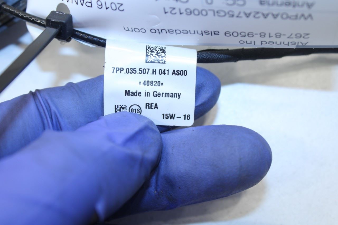 2011-2016 Porsche Panamera 4 3.6L AWD Roof Satellite Radio Antenna 7PP035507H OE - Alshned Auto Parts