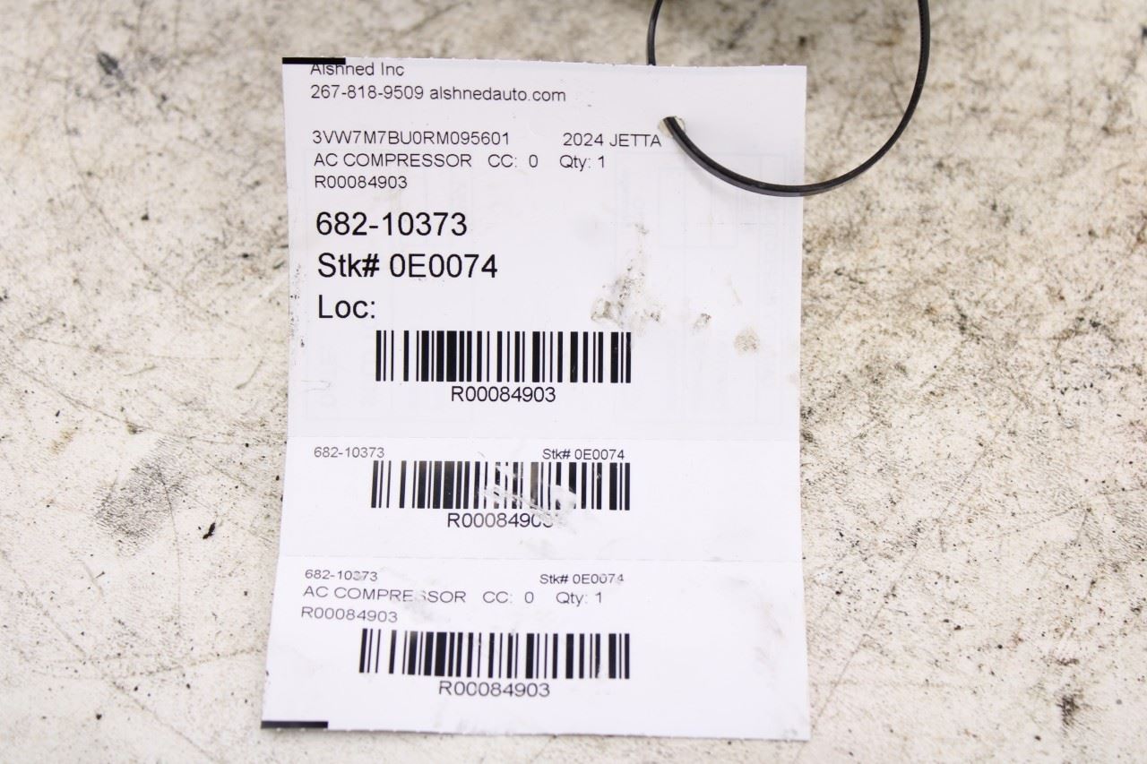 2020-2025 Volkswagen Jetta SE 1.5L Air Conditioning AC Compressor 3Q0-816-803-D15