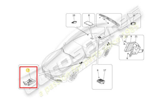 14-16 Maserati Ghibli S Q4 AWD Bluetooth Communication Telematics Control Module - Alshned Auto Parts