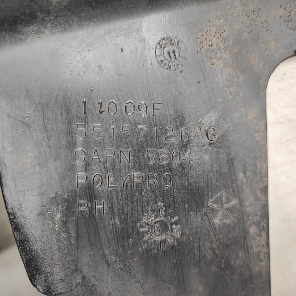 2007-18 Jeep Wrangler Sport Rear Right Side Wheelhouse Inner Liner Splash Shield10