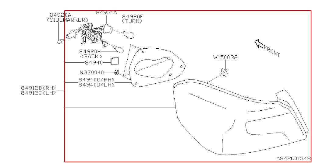 2015-21 Subaru WRX Premium Rear Right Passenger Side Tail Light Lamp 84210VA020 - Alshned Auto Parts