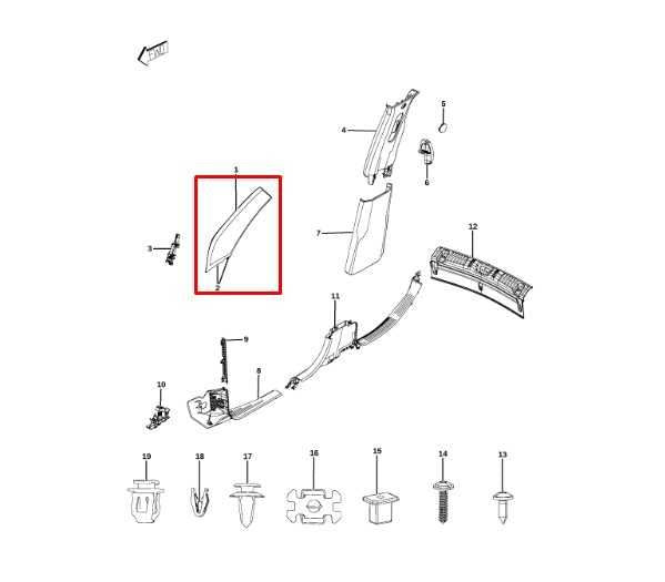 17-21 Jeep Compass Latitude Front Left Windshield A Pillar Cover Trim 6DB47PS4AB - Alshned Auto Parts
