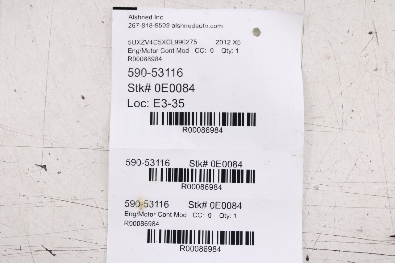 2011-2013 BMW X5 Xdrive35I 3L Engine Computer Control Module ECM 12148618483 OEM15