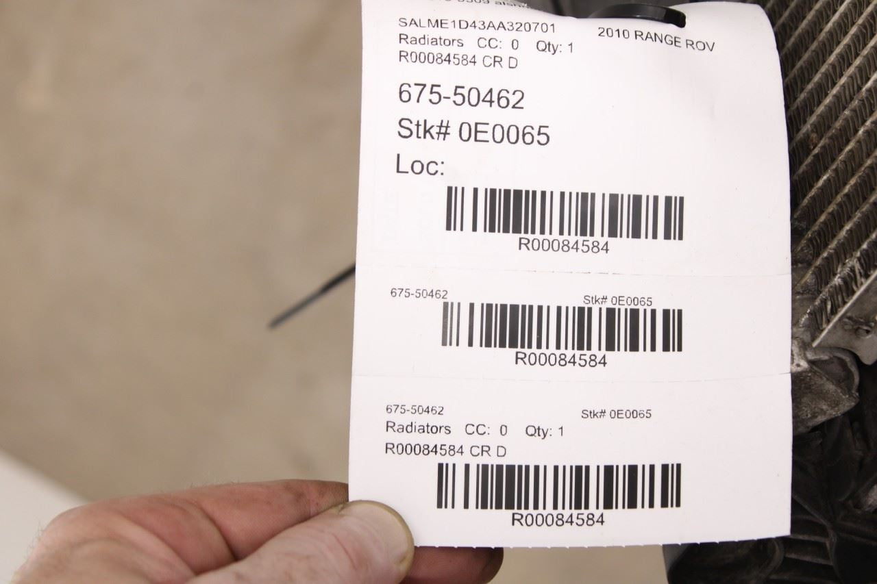 2010-2012 Land Rover Range Rover HSE 5.0L Engine Coolant Cooling Radiator *ReaD*15