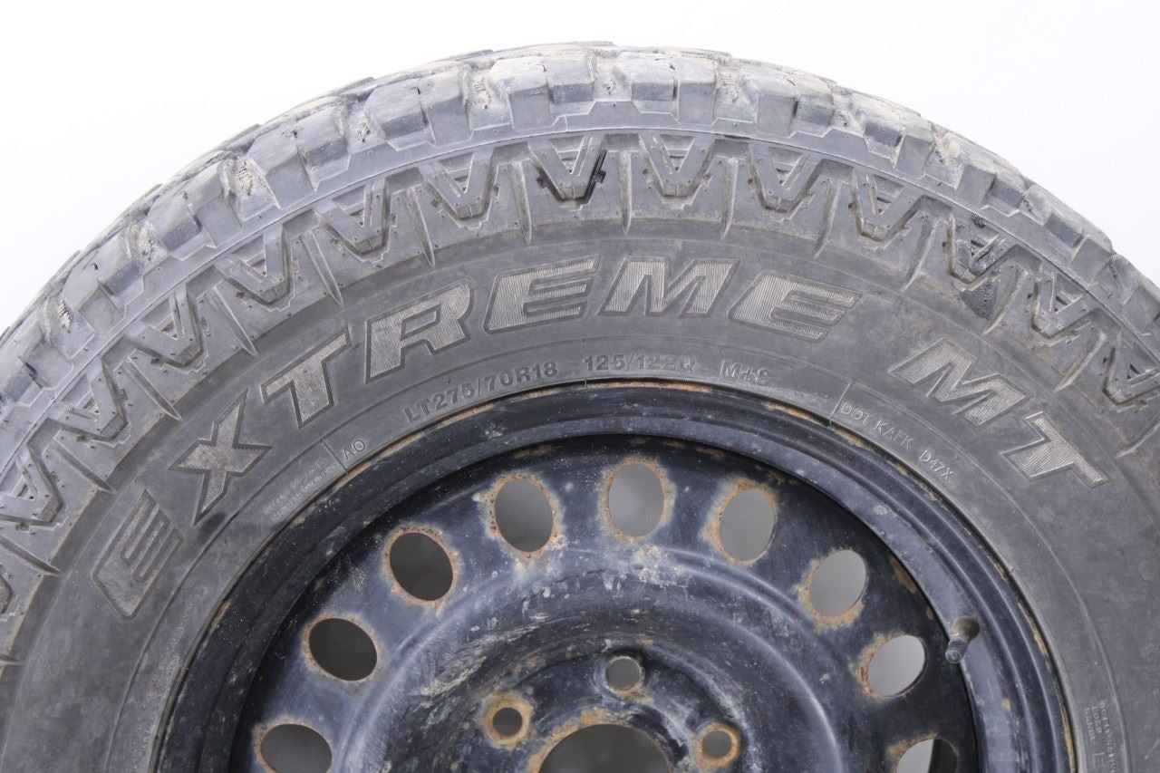 07-19 Chevrolet Silverado 1500 Spare Wheel Tire Mud Claw Extreme MT LT275/70R18 - Alshned Auto Parts