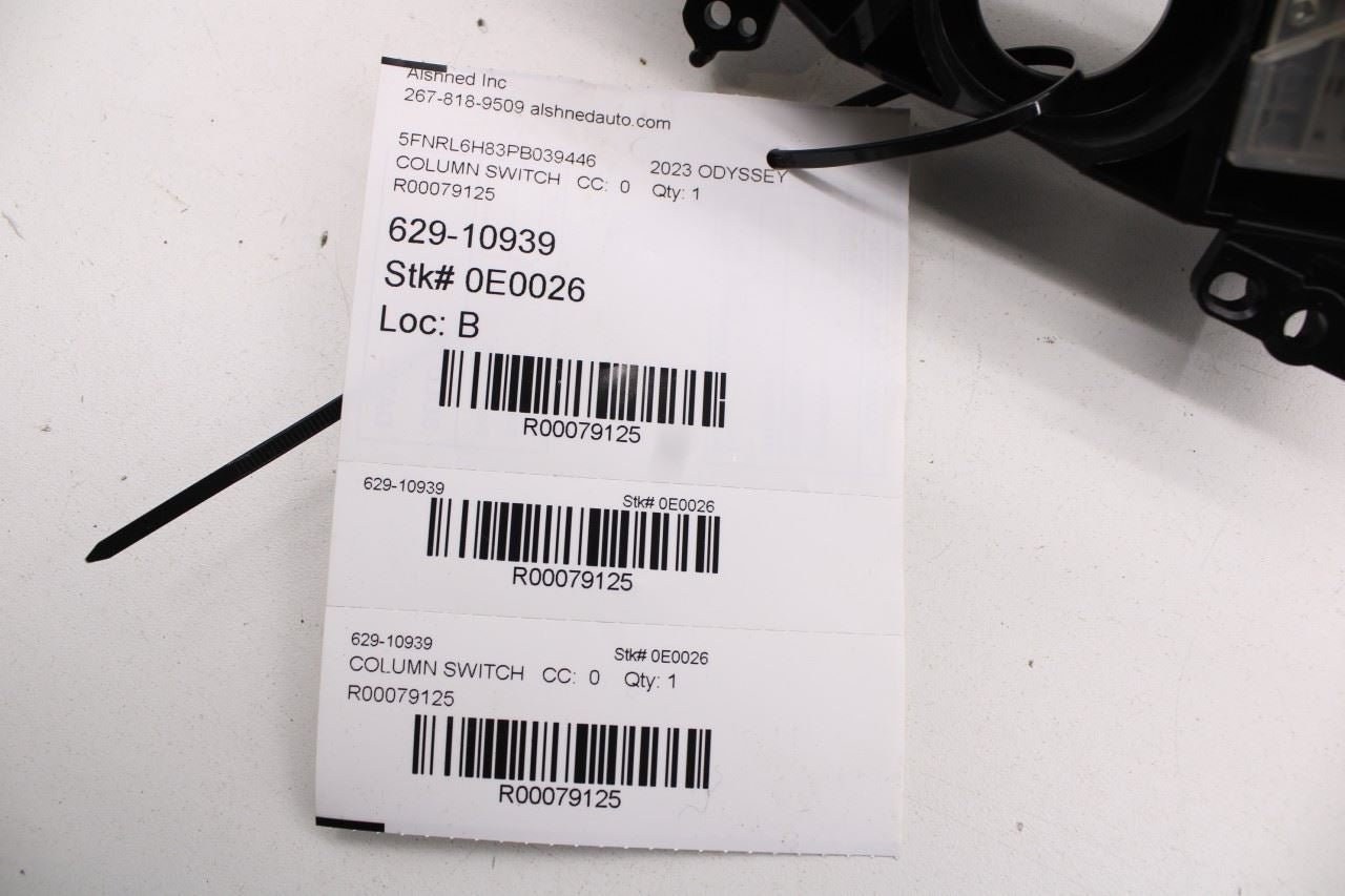 18-24 Honda Odyssey Touring 3.5L Steering Column Light Turn Signal Wiper Switch - Alshned Auto Parts