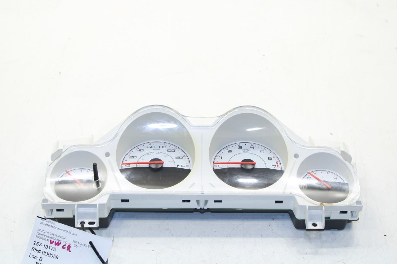 2014 Dodge Challenger SXT RWD Speed Gauge Instrument Cluster 144K Mileage *ReaD* - Alshned Auto Parts
