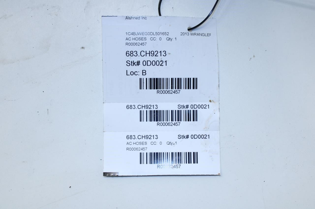 2012-2015 Jeep Wrangler Sahara 3.6L AC Discharge Line Hose 55111376AB OEM - Alshned Auto Parts