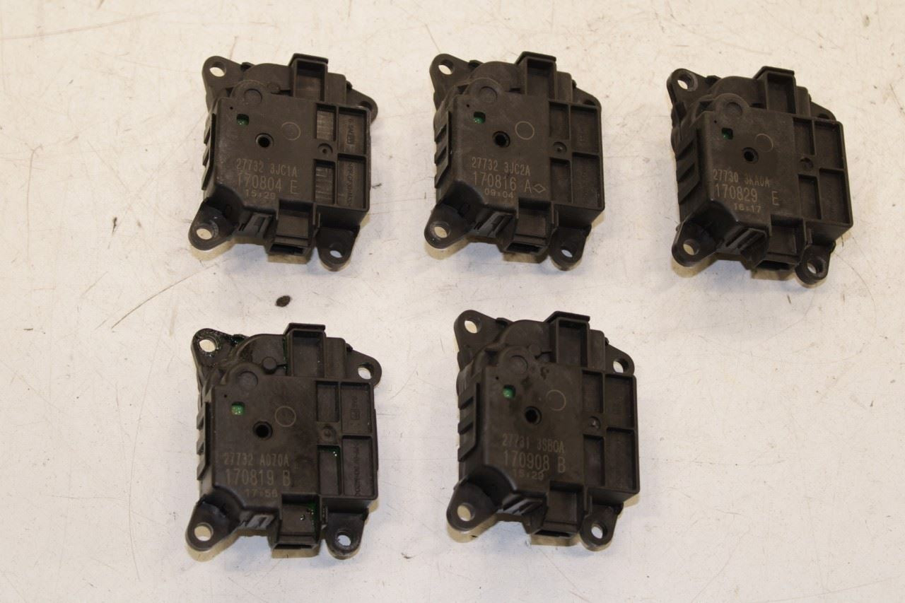 2014-2020 Infiniti QX60 HVAC Blend Door Actuator Motor Set of 5 27732-3JC1A OEM - Alshned Auto Parts