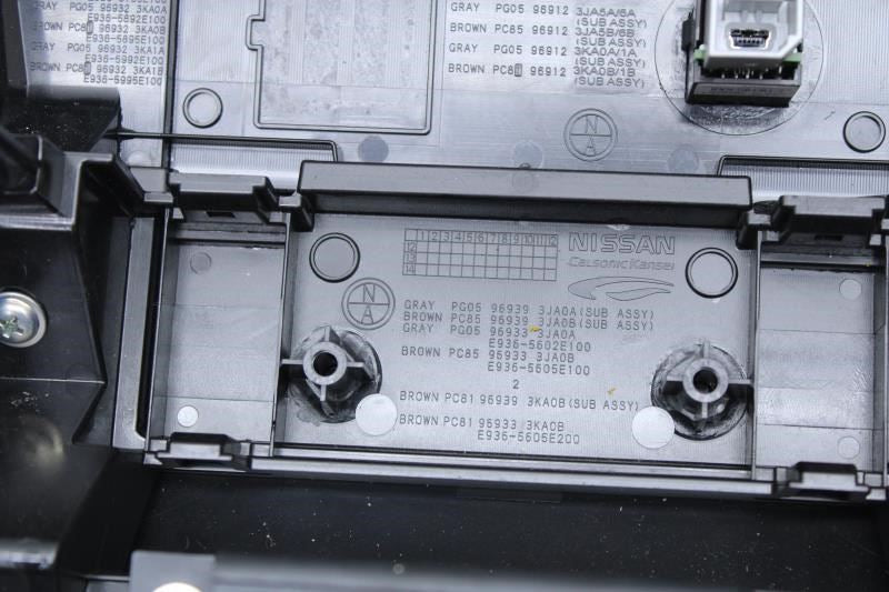 2016-2020 Infiniti QX60 Center Console Rear Back Panel 96931-9NB2A OEM - Alshned Auto Parts
