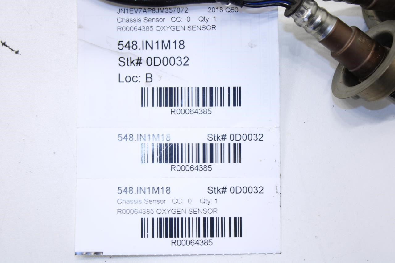 16-23 Infiniti Q50 Luxe RWD 3.0L Front Right and Left Oxygen Sensor 22693-5CA0A - Alshned Auto Parts
