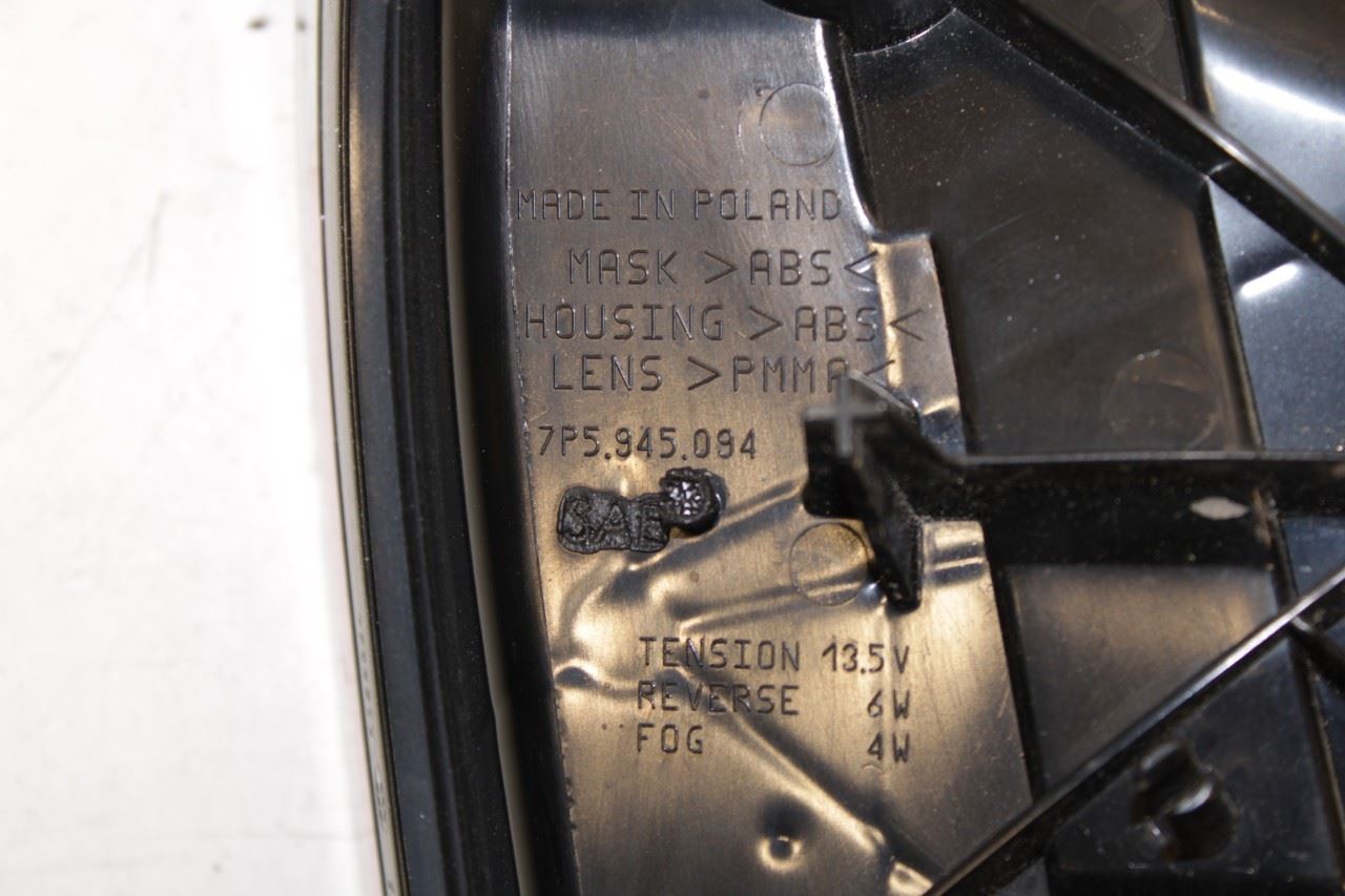 2011-2014 Porsche Cayenne Platinum Rear Right Side Tail Light Lamp 958-945-094-C - Alshned Auto Parts