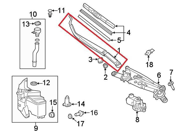 2020-2026 Toyota Corolla LE Front Right and Left Windshield Wiper Arm 85211023901