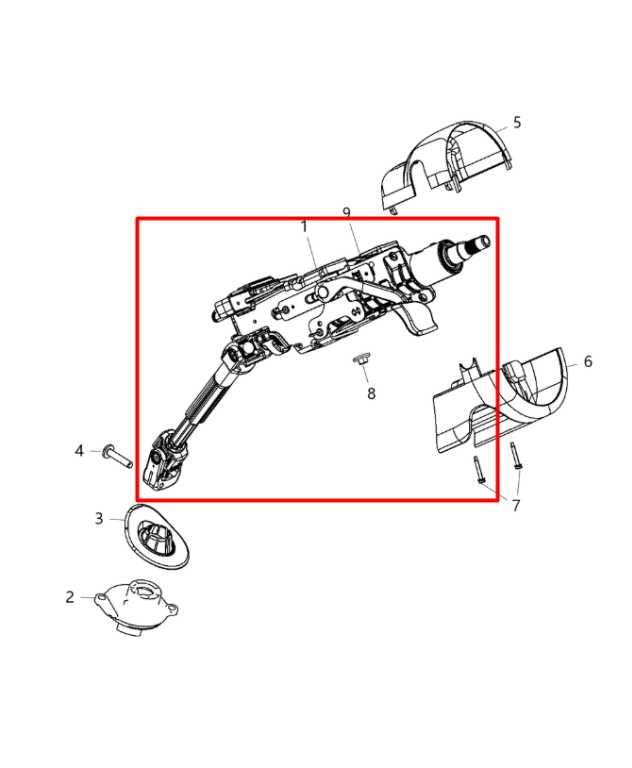 2014-2018 Jeep Cherokee Limited 3.2L 4WD Steering Column Assembly 05156071AH OEM - Alshned Auto Parts