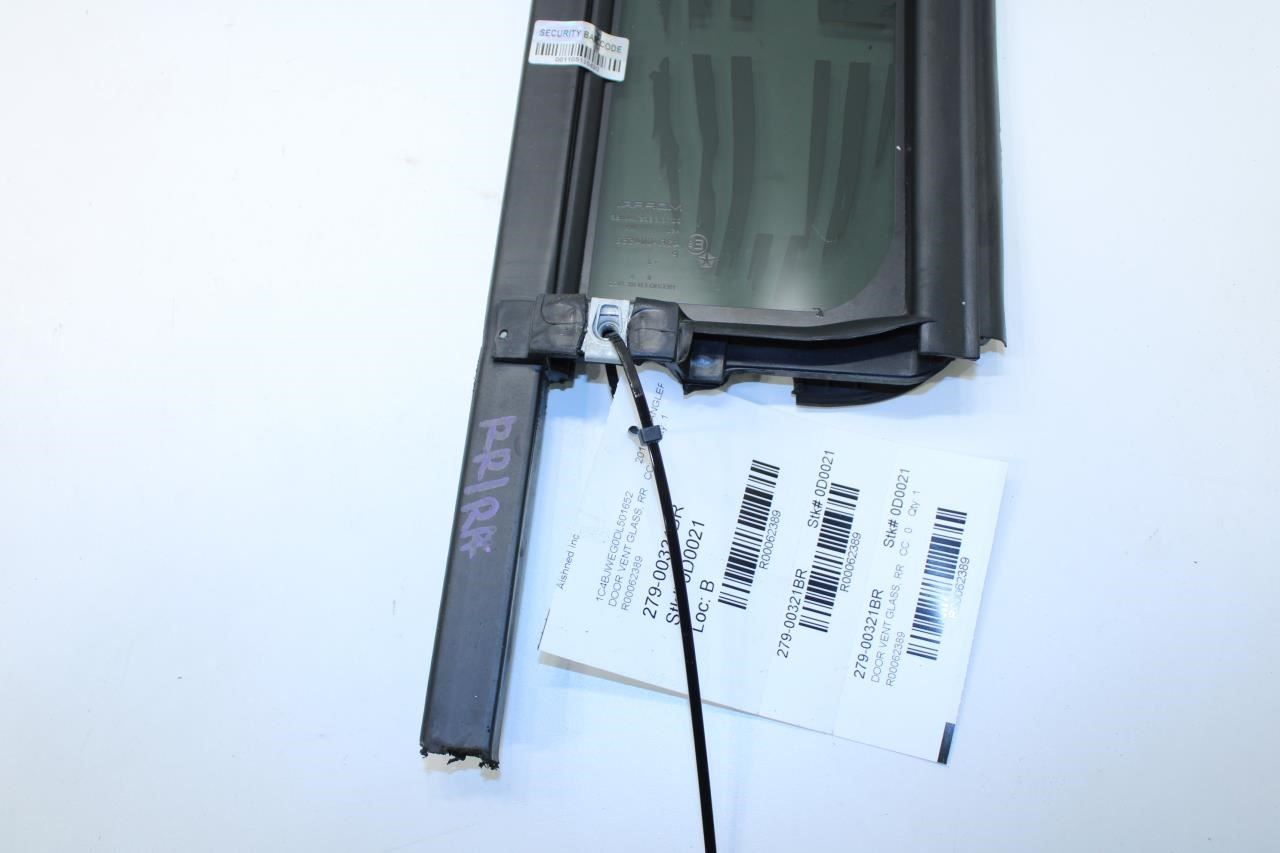 2007-17 Jeep Wrangler Sahara Rear Right Door Vent Glass Run Channel Weatherstrip - Alshned Auto Parts