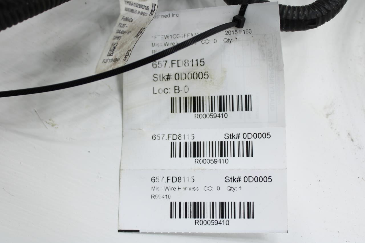 2015 Ford F150 Platinum Rear Tallight Lamps Wire Harness FL3T-13A409-AF OEM - Alshned Auto Parts