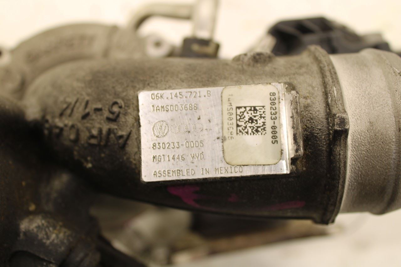 2014-2017 Volkswagen Passat SE 1.8L Engine Turbocharger w/ Exhaust Manifold 99K - Alshned Auto Parts