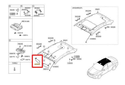 2009-14 Hyundai Sonata Front Passenger RH Sun Visor w/ Mirror 85202-3Q020-TX OEM - Alshned Auto Parts