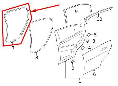 2017-2020 Jaguar XE R-Dynamic S Front Right Door Weatherstrip On Body T4N20984 - Alshned Auto Parts