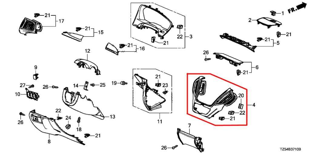 14-17 Acura MDX SH-AWD Tech Front Dash Multi Controller Faceplate Control Panel - Alshned Auto Parts