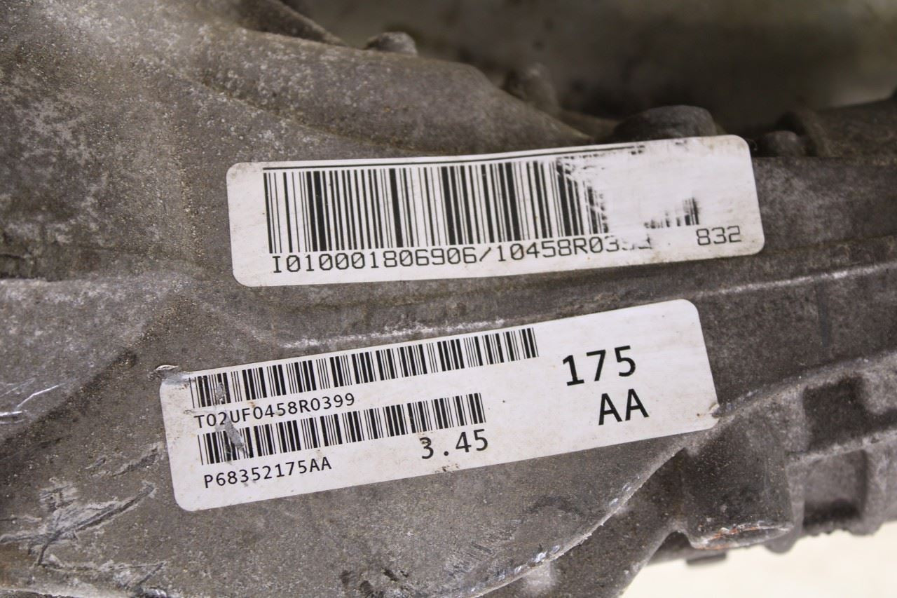 11-21 Jeep Grand Cherokee Limited 4WD Front Differential Carrier 3.45 ratio 73K - Alshned Auto Parts