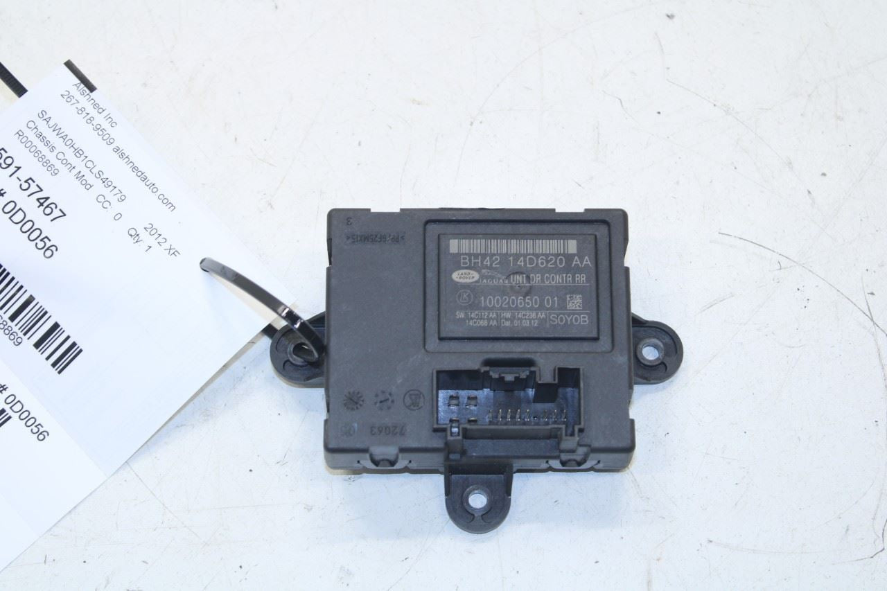 2012-2013 Jaguar XF Portfolio RR LH Side Door Control Module BH42-14D620-AA OEM - Alshned Auto Parts