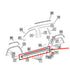 2014-2021 Jeep Grand Cherokee Right Side Rocker Panel Molding 5NP50RXFAA OEM - Alshned Auto Parts