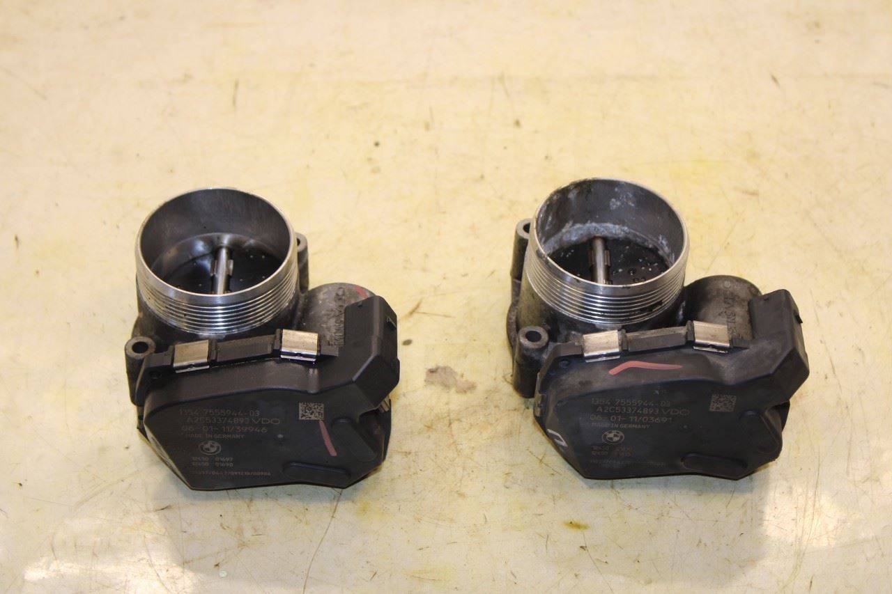 2010-2015 BMW 750Li xDrive 4.4L AWD Fuel Injection Throttle Body 115K Set of 2 - Alshned Auto Parts