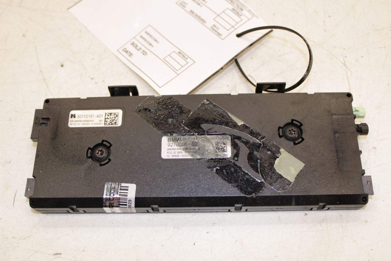 2011-2017 BMW X3 xDrive28i Radio Amplifier Antenna Control Module 65209276065 - Alshned Auto Parts