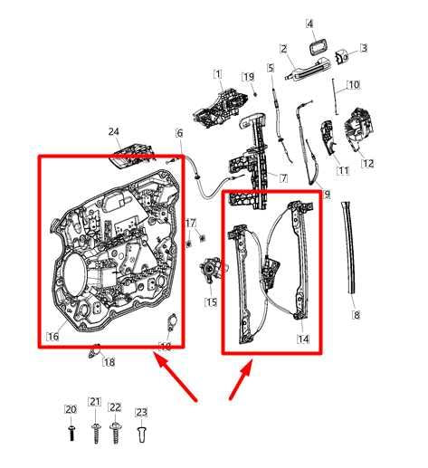 19-24 Ram 1500 Front Left Door Window Regulator w/ Carrier Plate 68321325AA OEM - Alshned Auto Parts