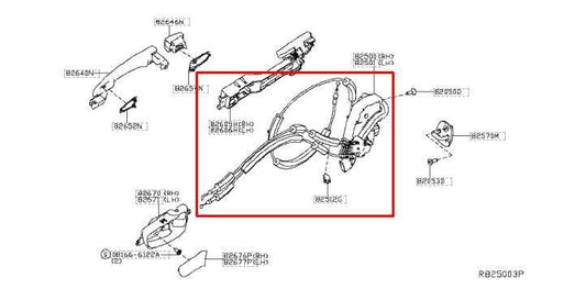 2015-2024 Nissan Murano Platinum Rear Left Door Lock Latch Actuator 82501-5AA0A - Alshned Auto Parts