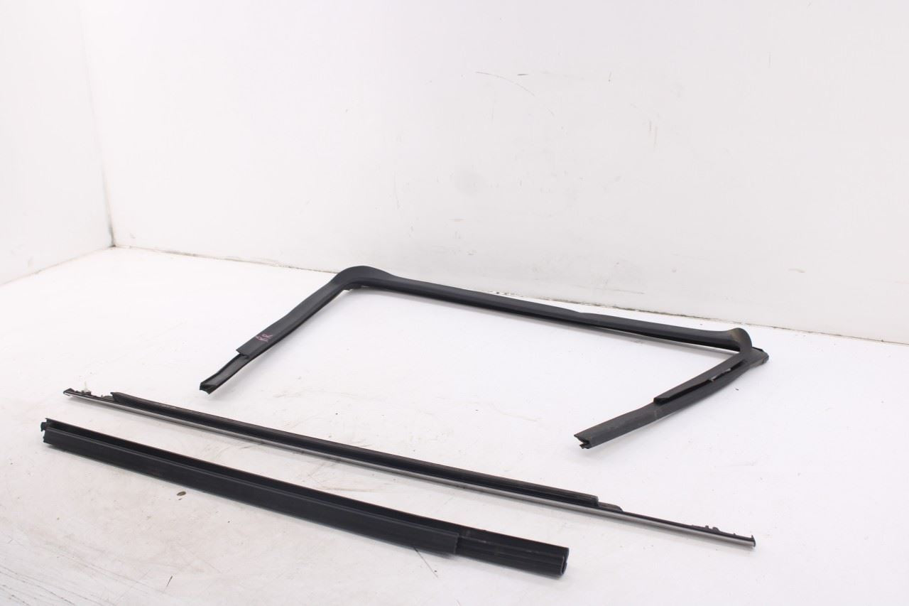 2010-20 Dodge Grand Caravan SXT Rear Right Door Window Run Channel Trim Belt Set10