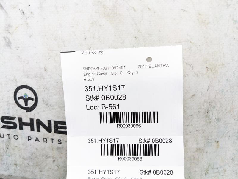 2017-2018 Hyundai Elantra SE 2.0L Engine Appearance Motor Cover 29240-2E060 OEM8