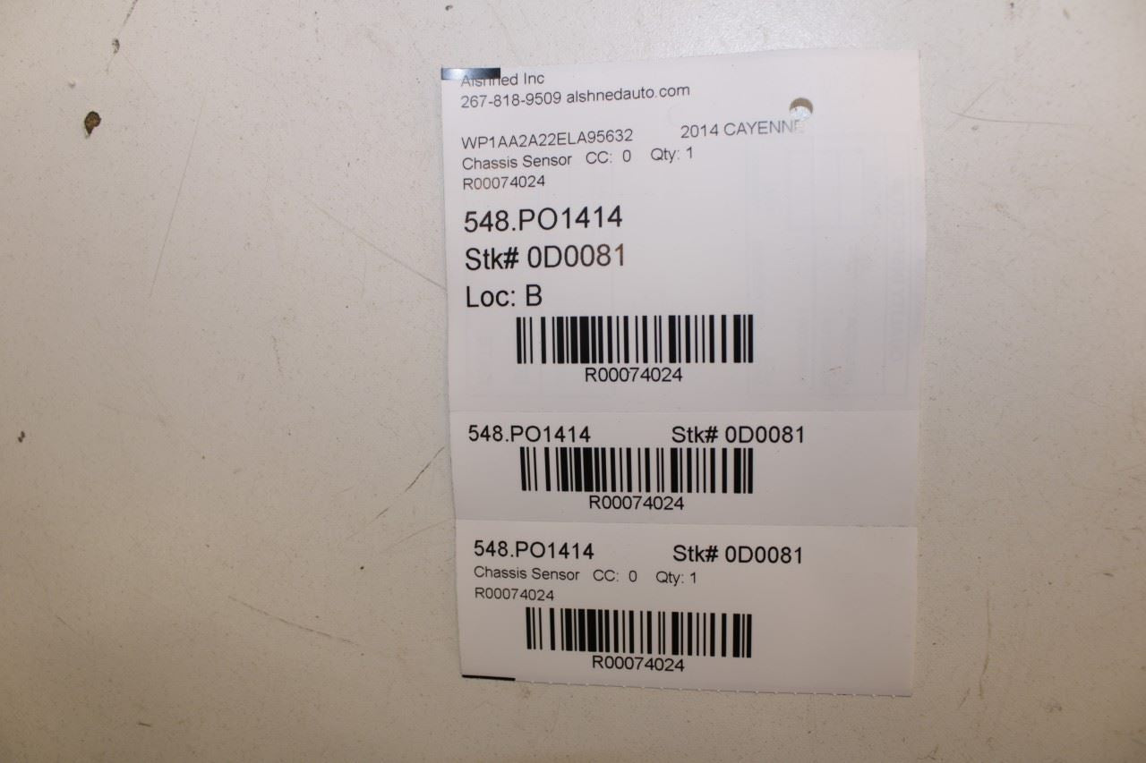 2011-2018 Porsche Cayenne Platinum 3.6L Oxygen Sensor Set of 4 958-906-262-S OEM - Alshned Auto Parts