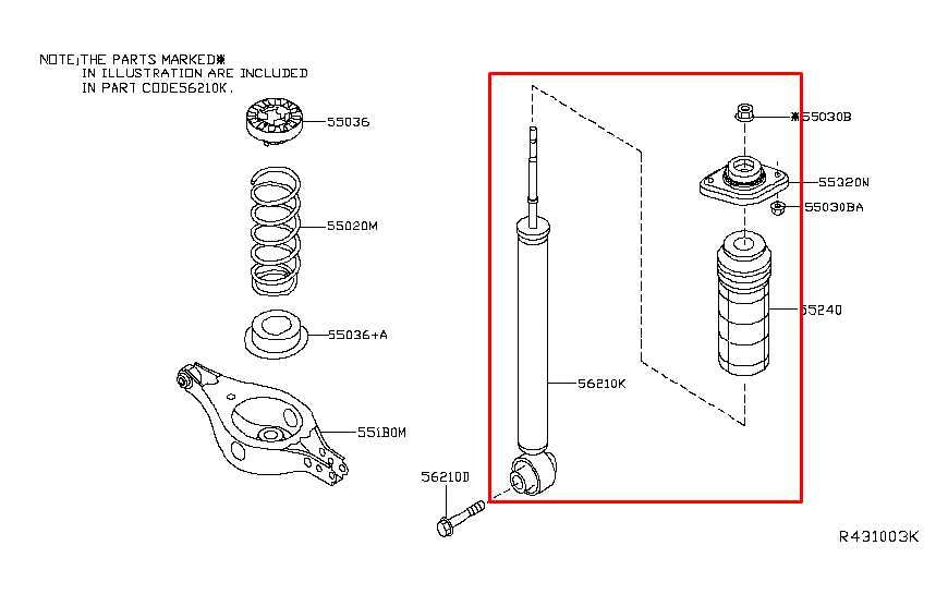 16-20 Infiniti QX60 3.5L FWD RR Right and Left Shock Strut Absorber E6210-9NF0A - Alshned Auto Parts
