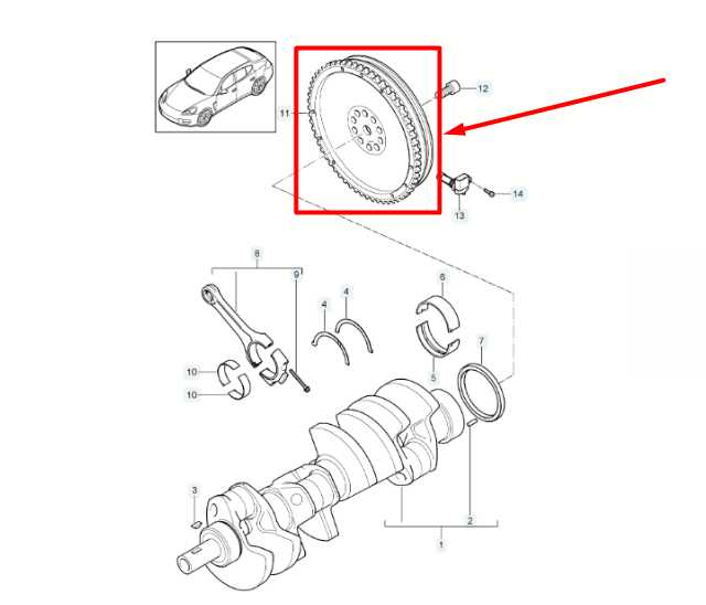 2011-2016 Porsche Panamera 4 3.6L AWD Engine Dual Mass Flywheel 970-114-020-00 - Alshned Auto Parts