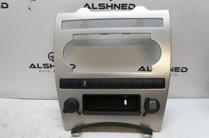 05-07 Jeep Grand Cherokee Laredo Front Dash Faceplate Trim Bezel w/ Power Outlet - Alshned Auto Parts