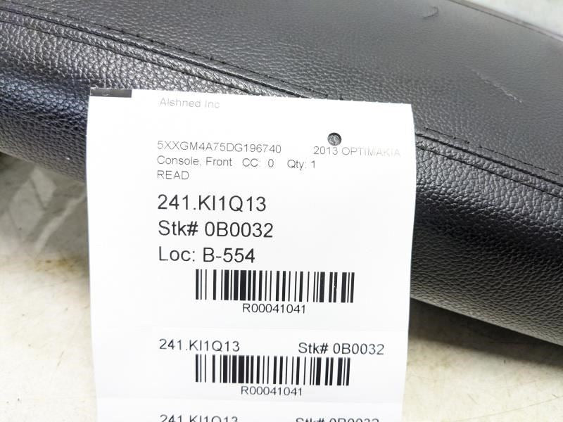 11-13 Kia Optima LX 2.4L FWD Center Console Armrest Lid 846604C000VA OEM *ReaD* - Alshned Auto Parts