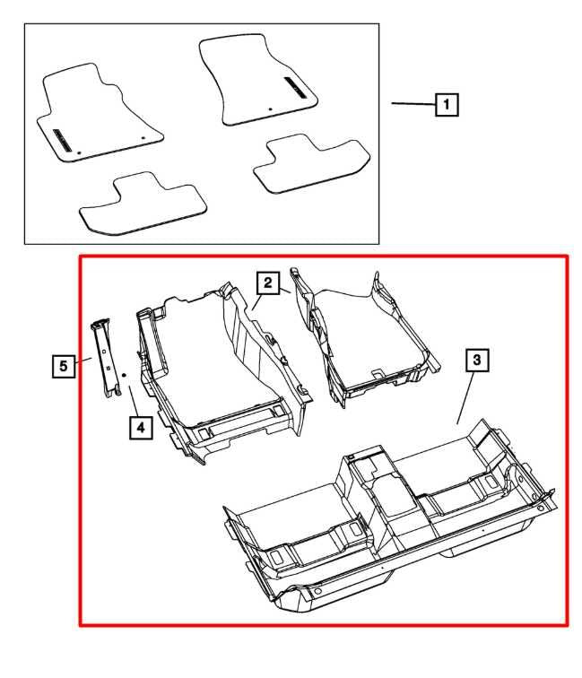 2012-14 Dodge Challenger SXT Front and Rear RH and LH Interior Carpet Floor Mats - Alshned Auto Parts