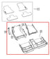 2012-14 Dodge Challenger SXT Front and Rear RH and LH Interior Carpet Floor Mats - Alshned Auto Parts