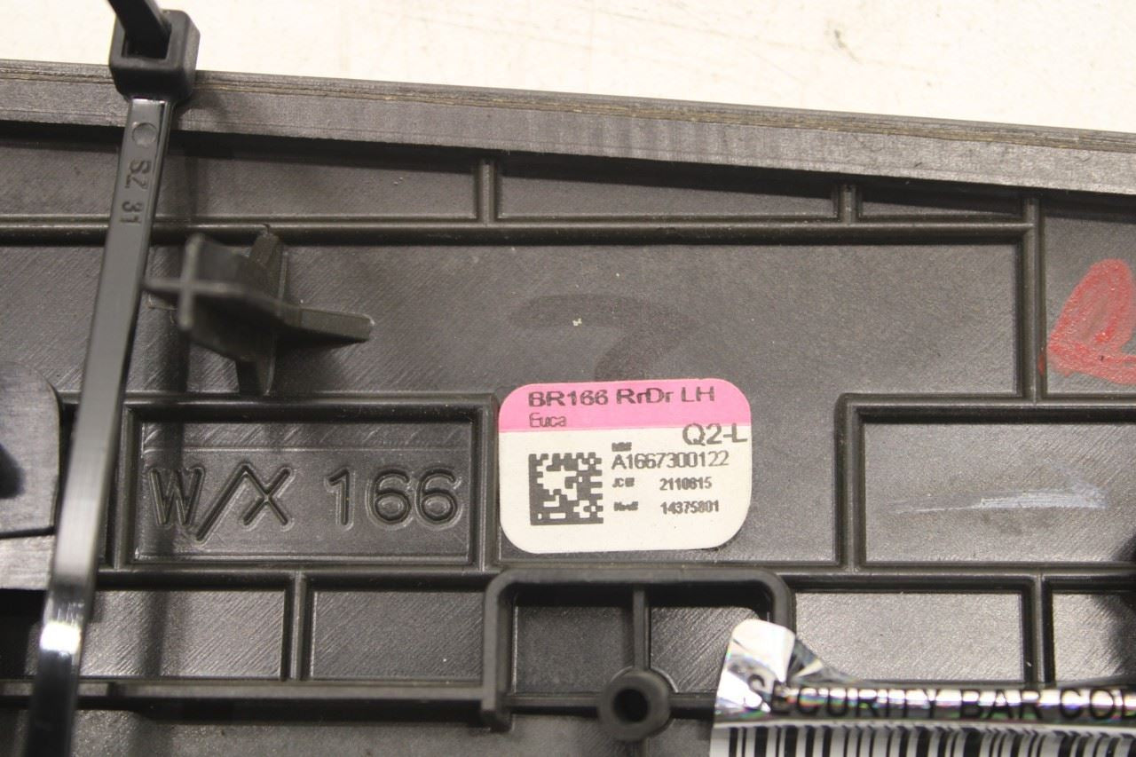 2012-2015 Mercedes-Benz ML350 Rear Left Side Door Interior Handle w/ Trim *ReaD* - Alshned Auto Parts