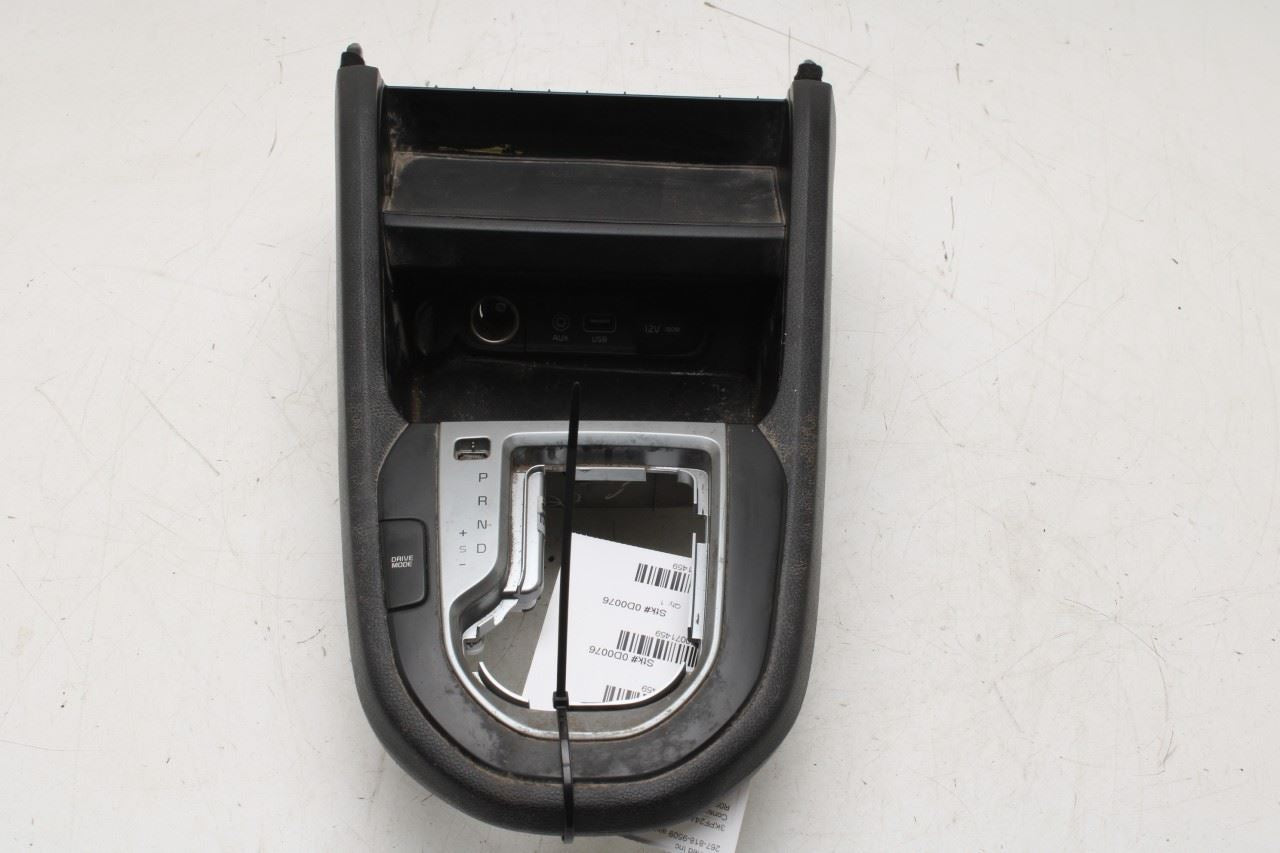 19-23 Kia Forte LXS 2.0L Front Center Console Shifter Bezel Trim w/ Pocket Tray - Alshned Auto Parts