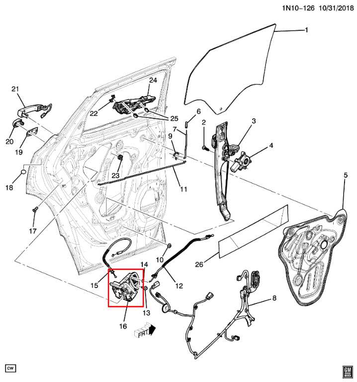 2019-2024 Chevrolet Blazer 2LT Rear Left Side Door Lock Latch Actuator 13546570 - Alshned Auto Parts
