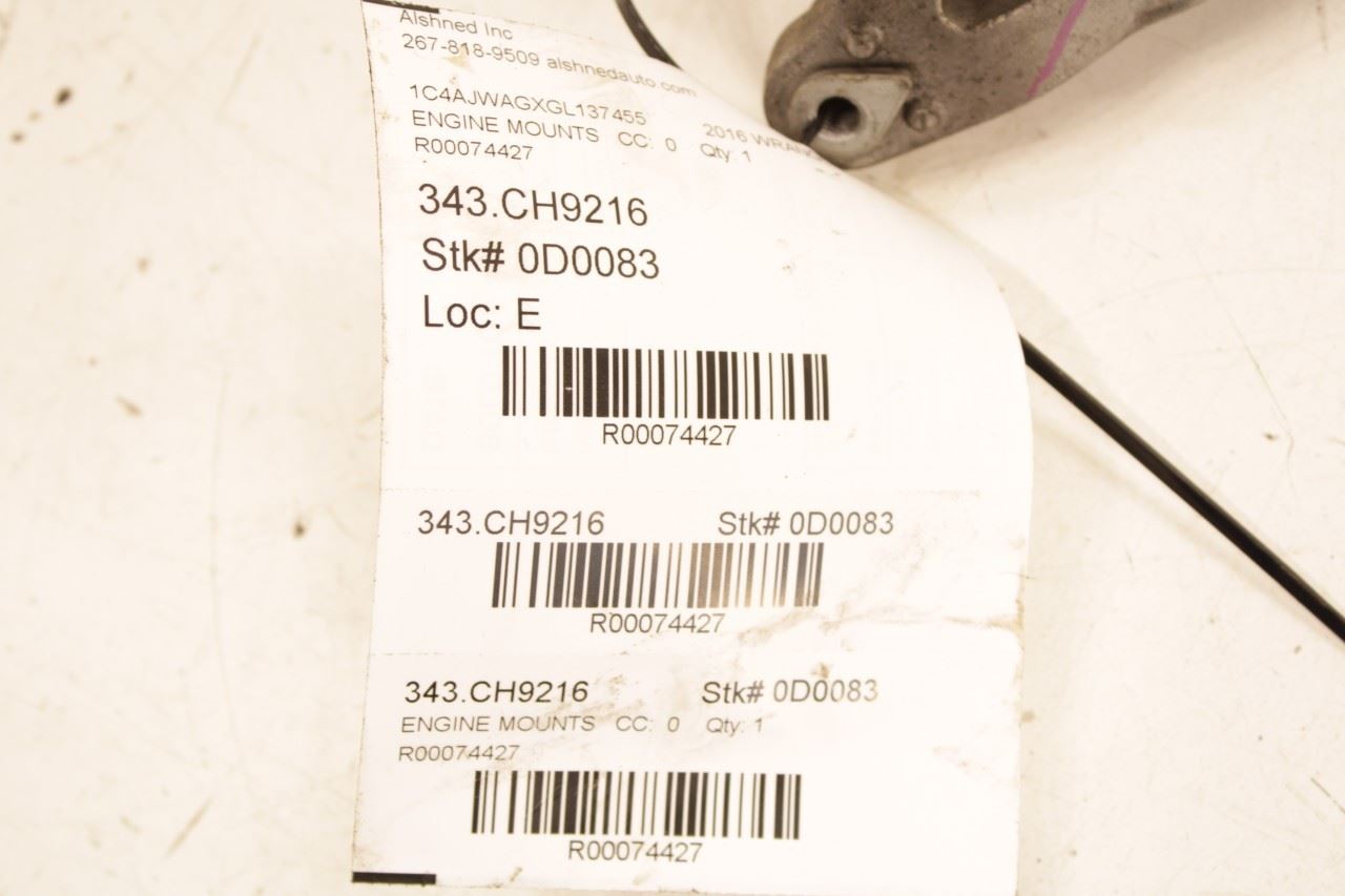 12-17 Jeep Wrangler Sport 2dr 4WD Alternator Generator Mount Bracket 04627047AA - Alshned Auto Parts